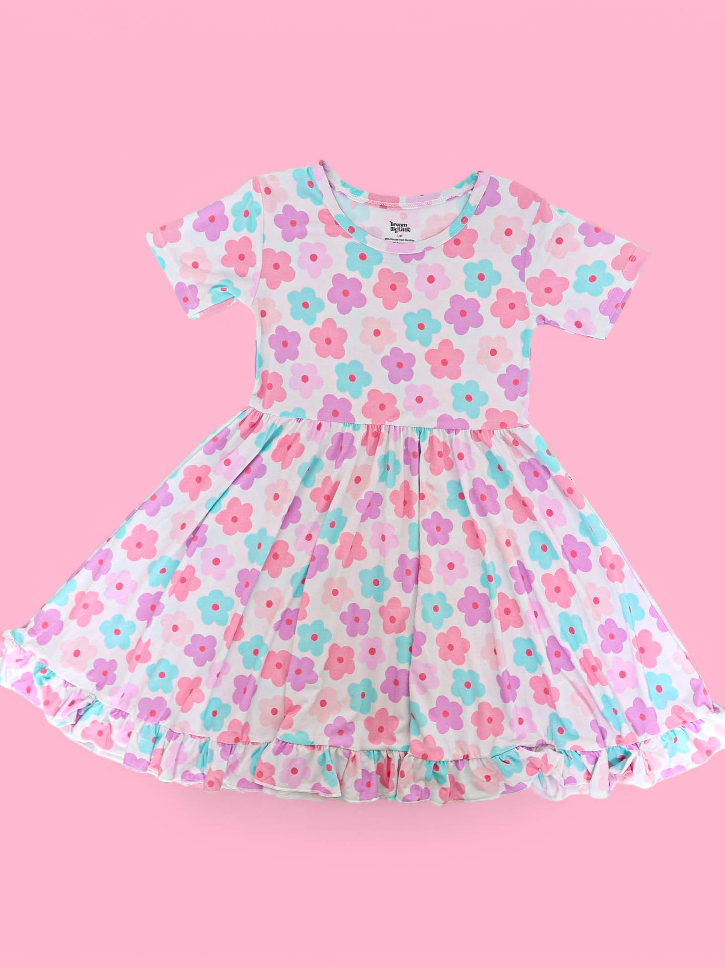 Violet Fields Dream Ruffle Dress