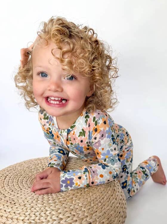 B&BR05-Flower Child | Zip Romper