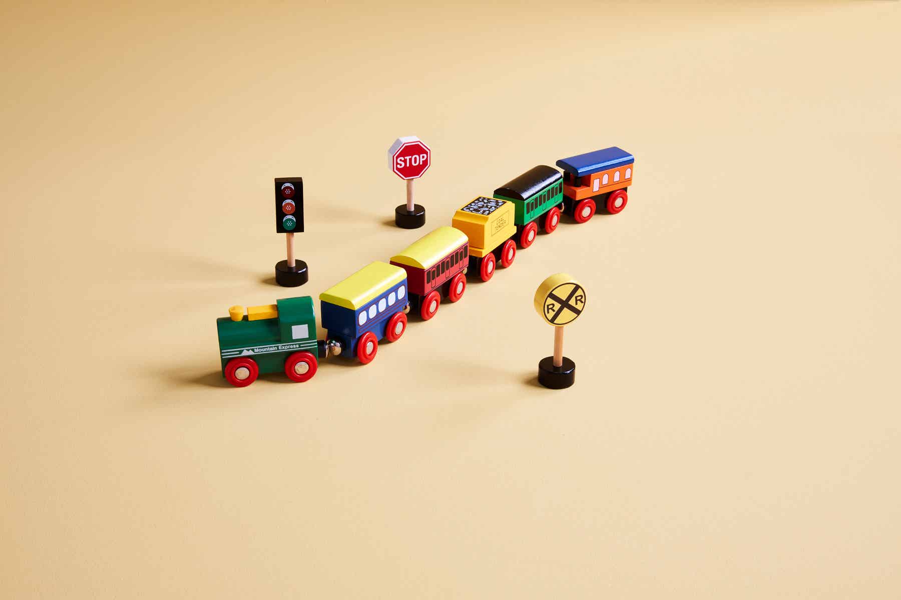 Mud Pie -Boxed Train Set