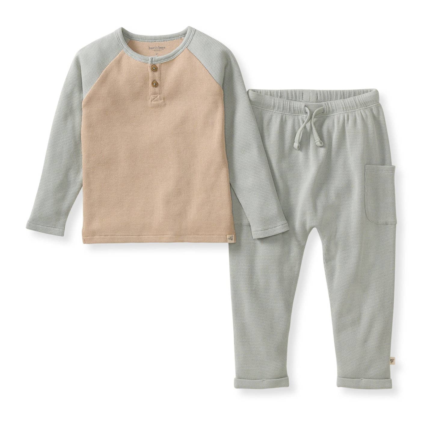 Organic Thermal Tee&Pants Set
