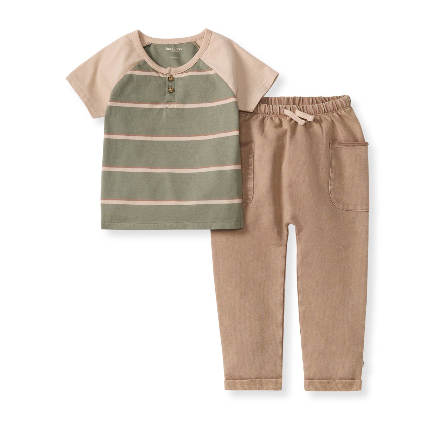 Holland Stripe Infant Tee Set