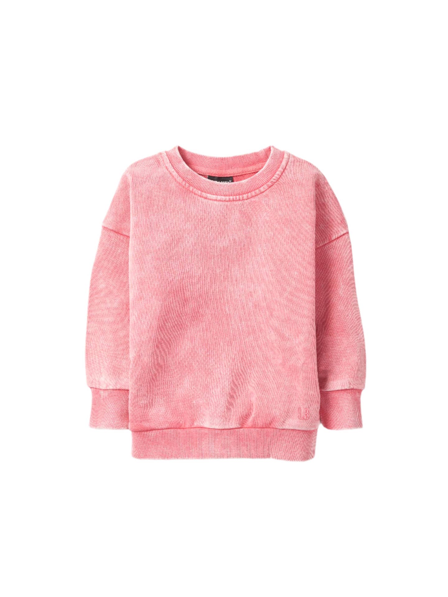 Washed Crewneck - Electric Pink
