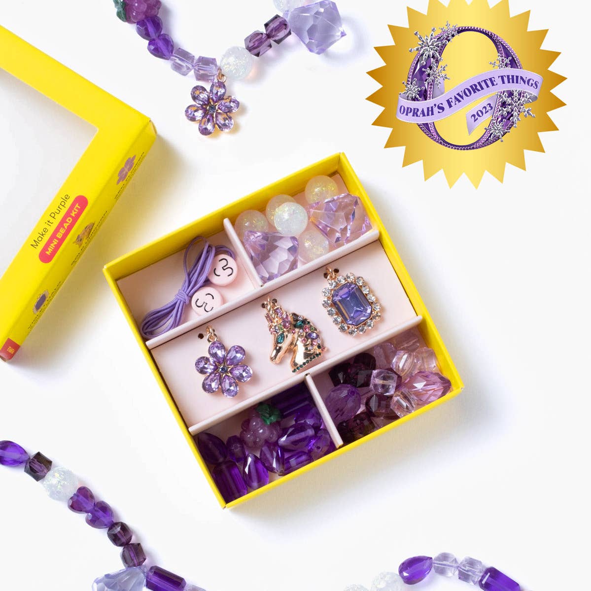 Purple Charm Mini Bead Kit