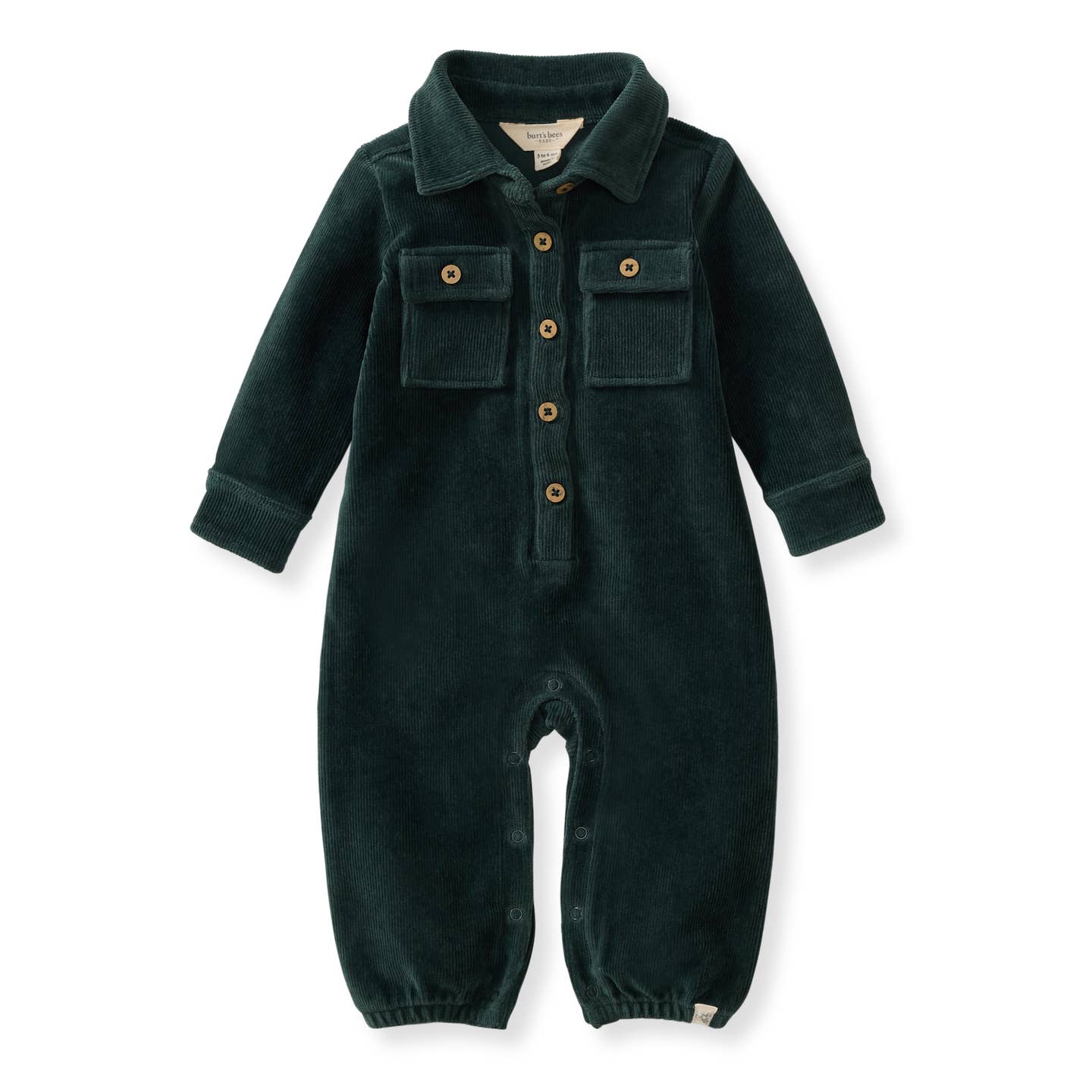 Knit Corduroy Baby Boy Jumpsuit