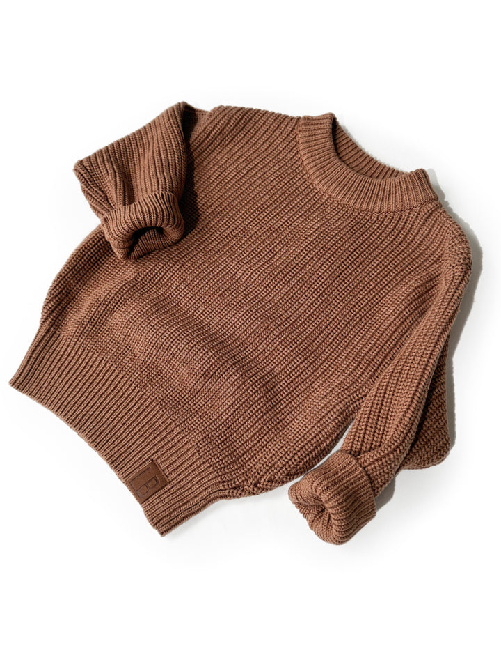 Little Bipsy- cHuNkY kNiT - nUtMeG