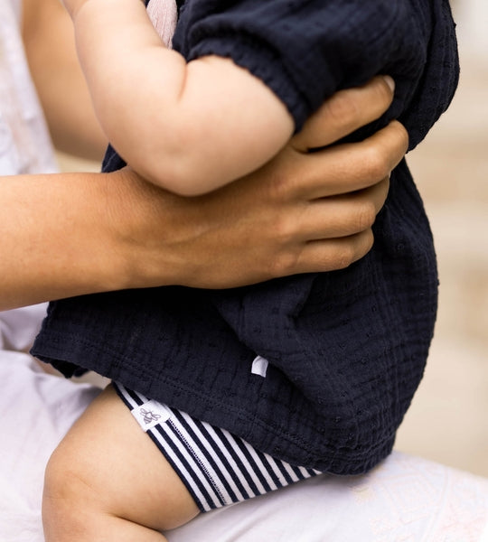 BBB279-Dotted Muslin Toddler Set