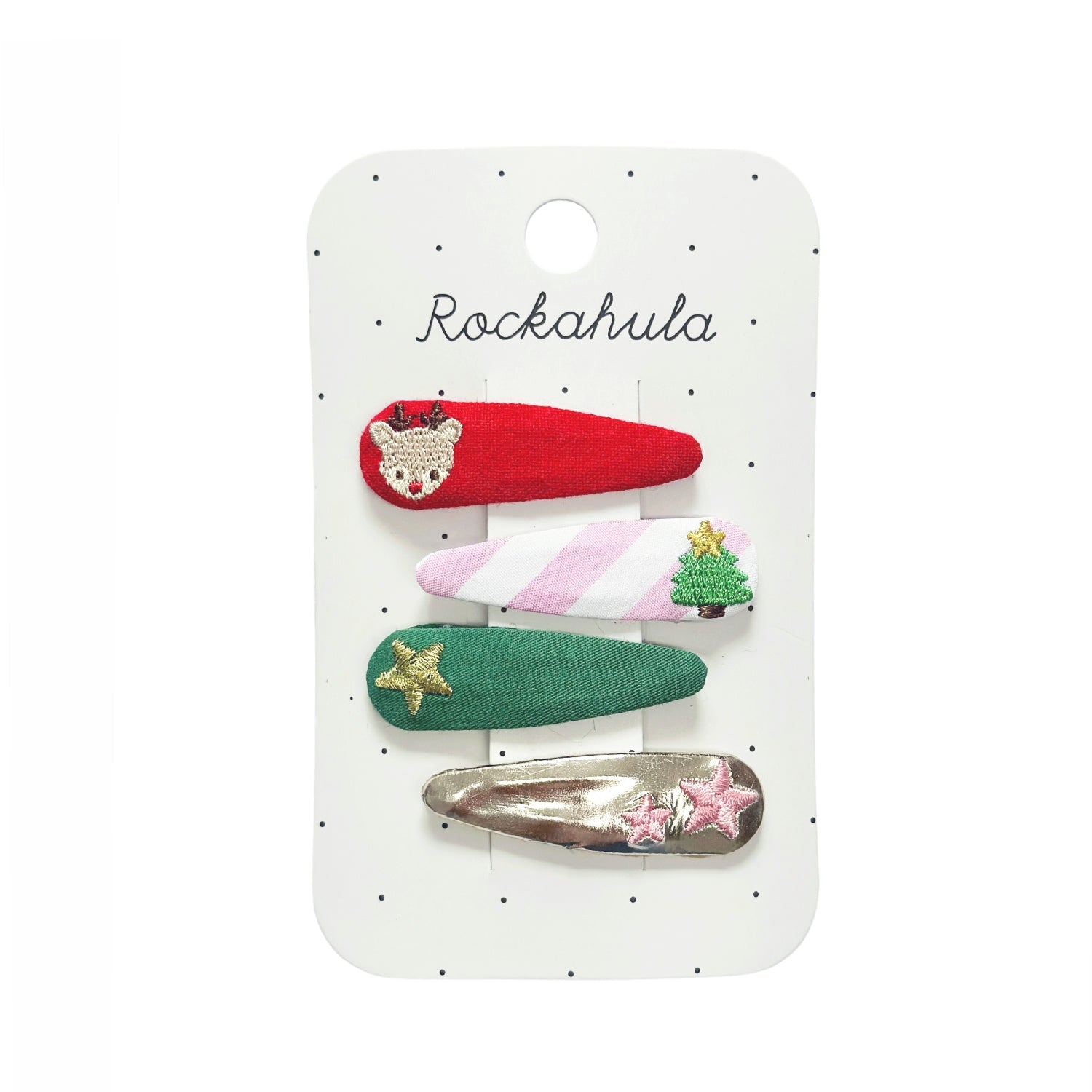 Rockahula Kids- Jolly Embroidered Clips