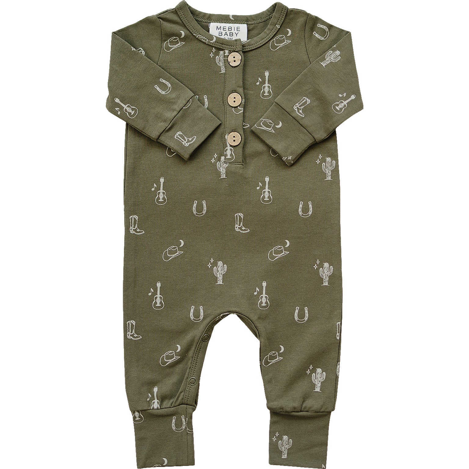 Nashville L/S Button Romper