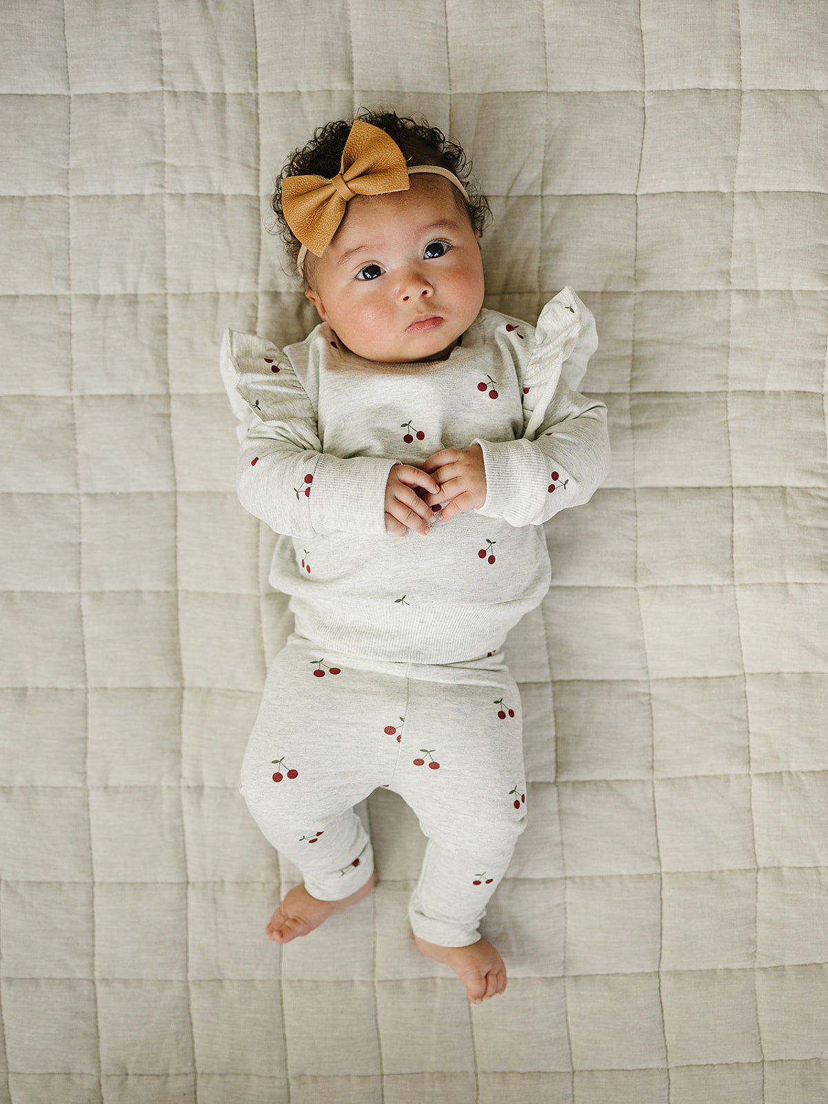 Cherry Ruffle Set