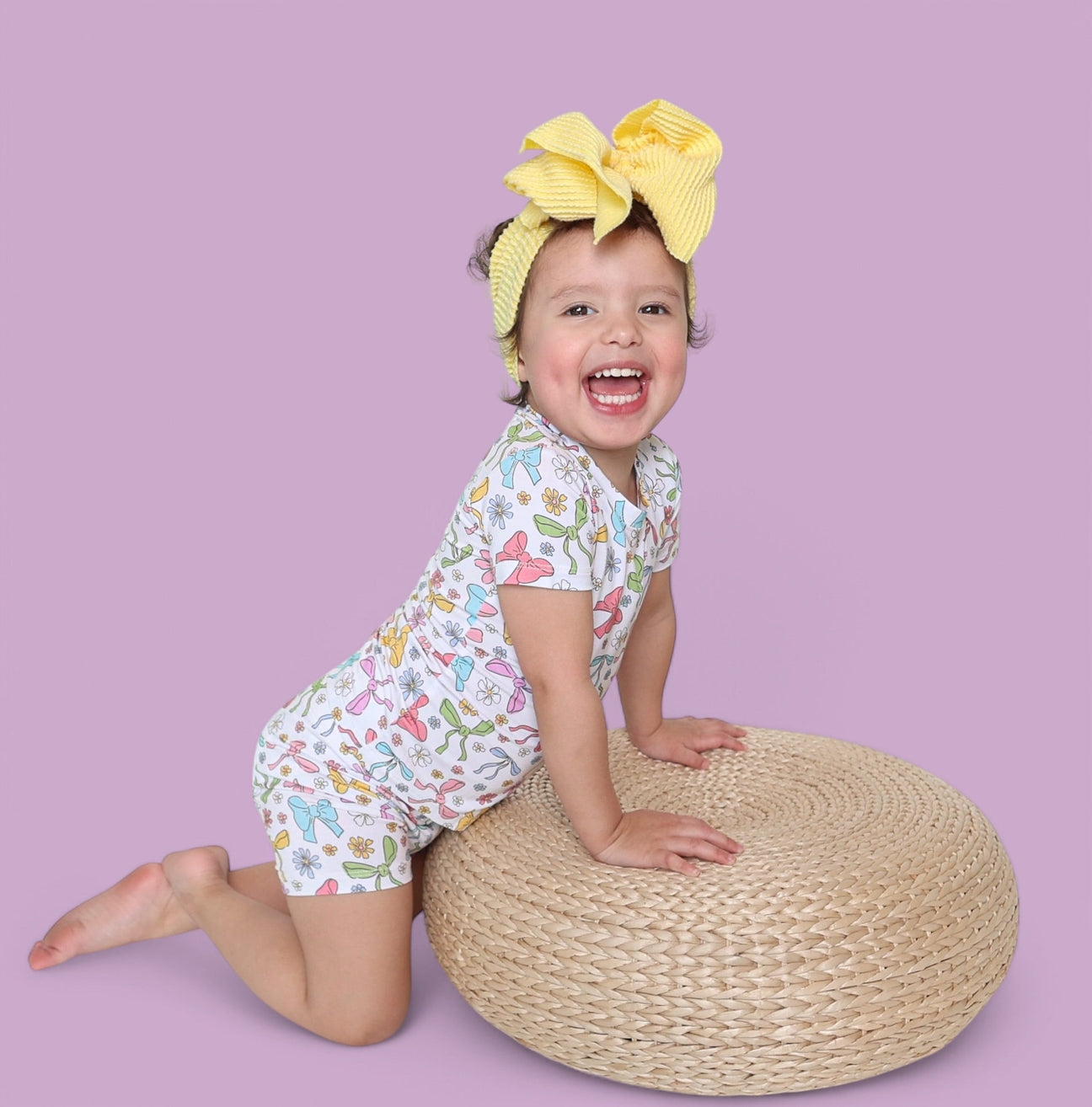 DBLC82-Bow Garden Dream Short Set