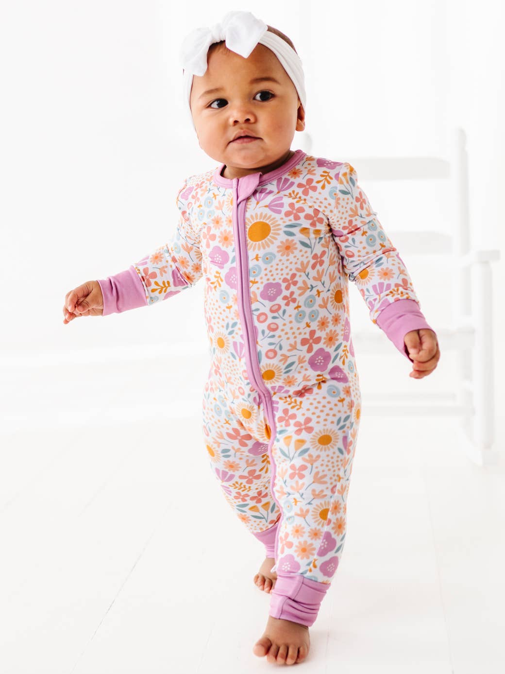 B&B009-Bamboo Sleeper  - Spring Floral Daisy