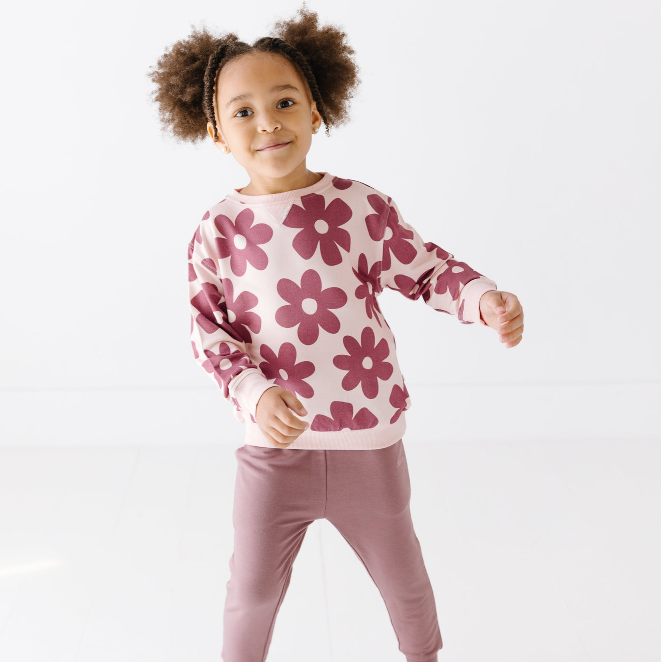 BLO16-Floral Mauve Bamboo