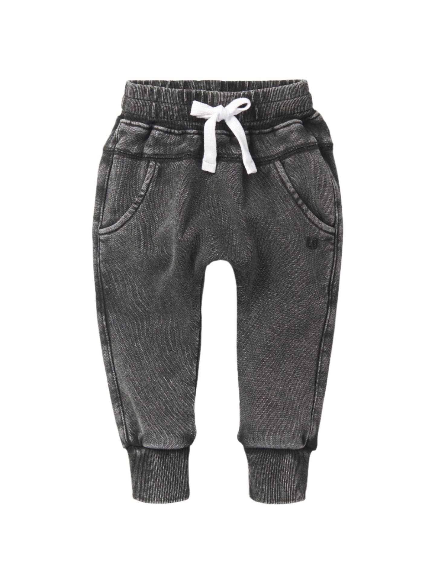 Acid Wash Jogger - Black