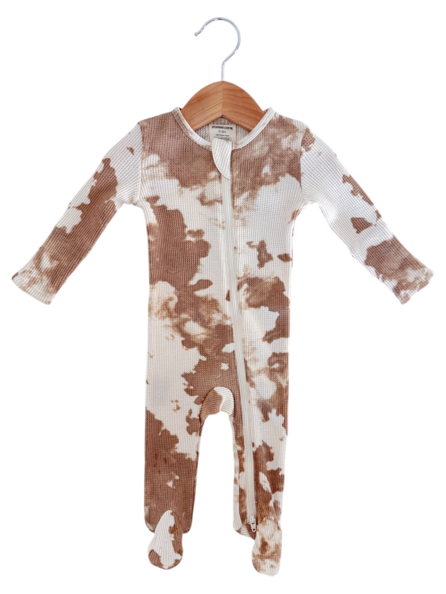 Organic Waffle , Almond Tie Dye