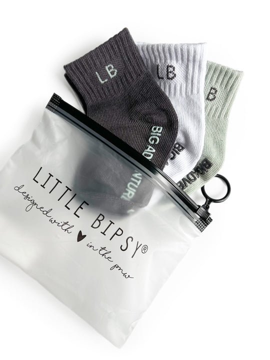 Little Bipsy- Baja Mix : 3 Socks