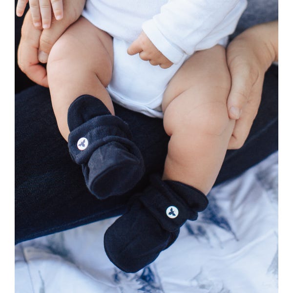 Burt s Bees Baby Booties Midnight