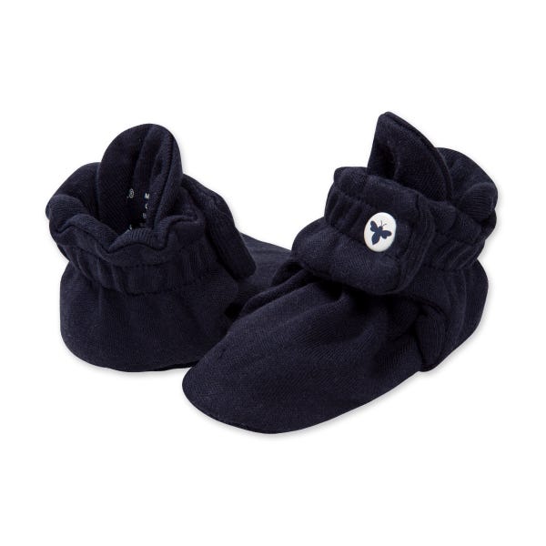 Burt's Bees Baby - Booties- Midnight