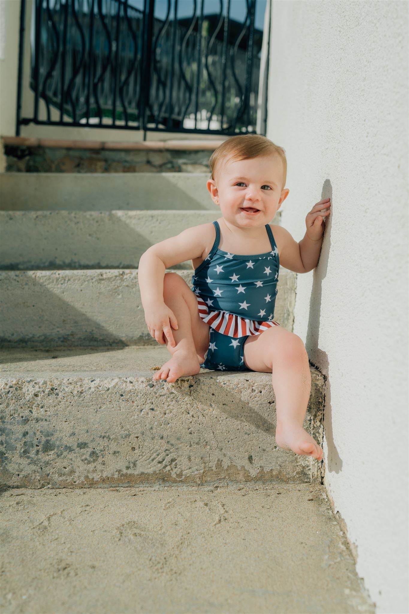 Mebie Baby- StArS & sTrIpEs OnE PiEcE sWiM