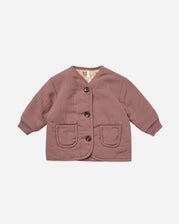 Quincy Mae- qUilTeD jAcKeT- FiG