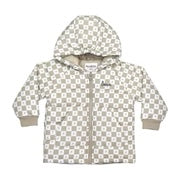 Brave Little Ones- Checkered Lightning Bolt Puffer Jacket