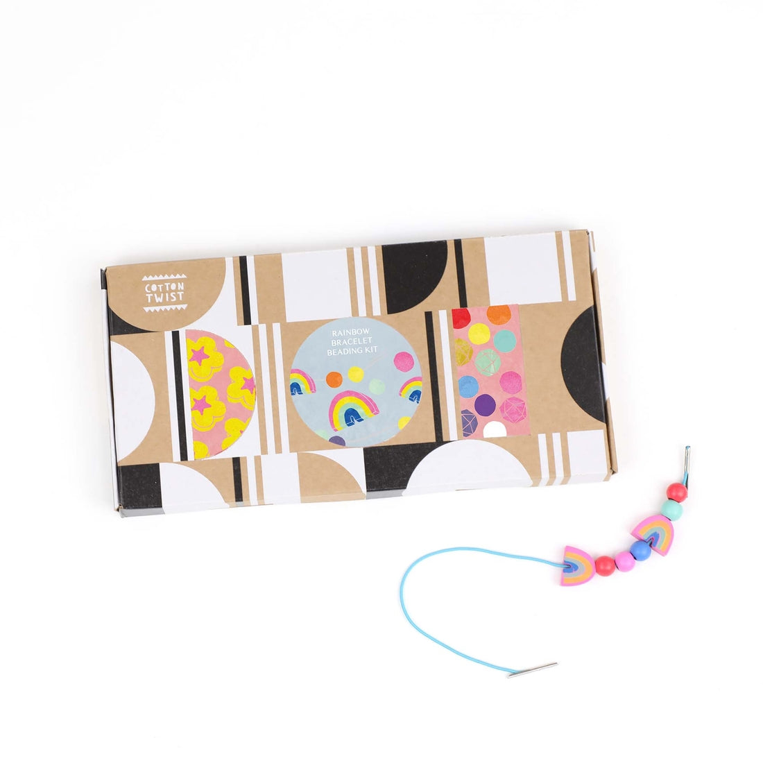 Cotton Twist-Rainbow Colours - Bracelet Making Kit