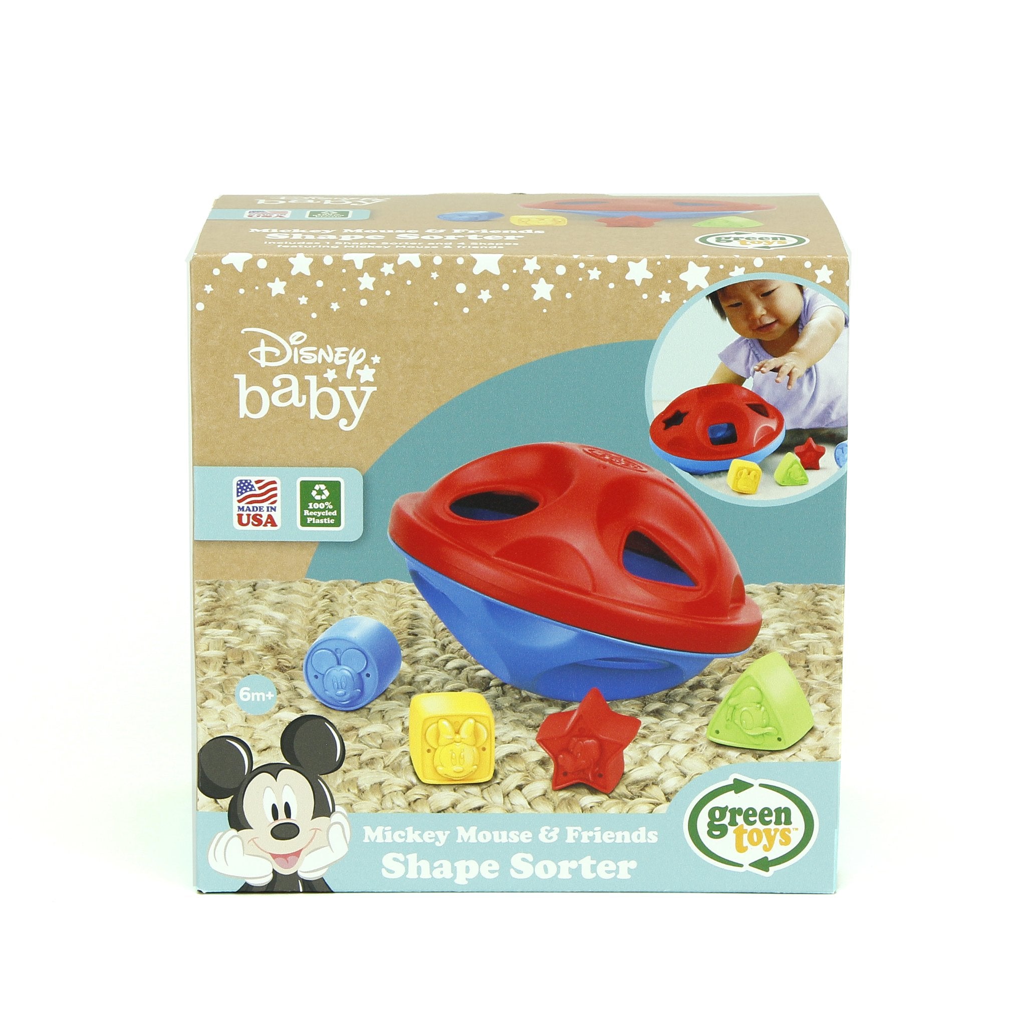 Mickey Mouse & Friends Shape Sorter- Green Toys