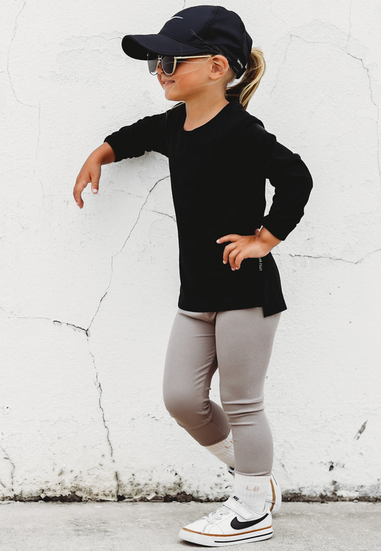 Little Bipsy- Long Sleeve Tee _Black