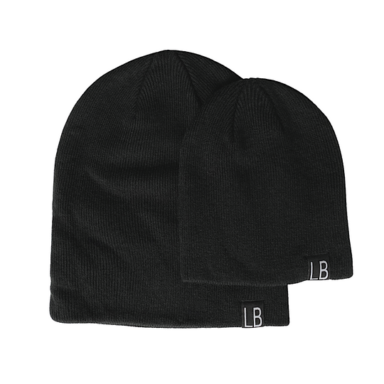 Little Bipsy- Knit Beanie- Black