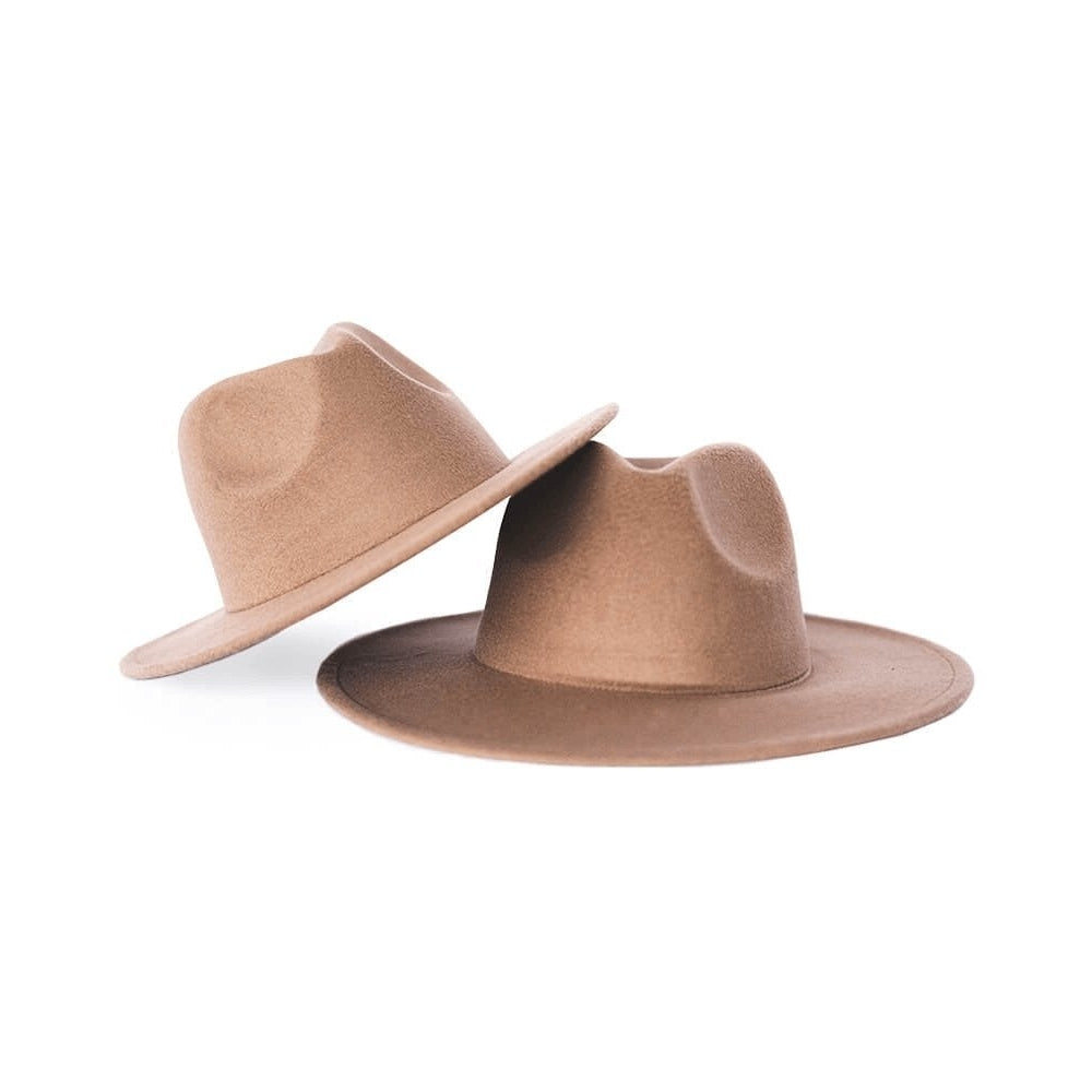 Bailey's Blossoms- Bordeaux Flat Brim Hats