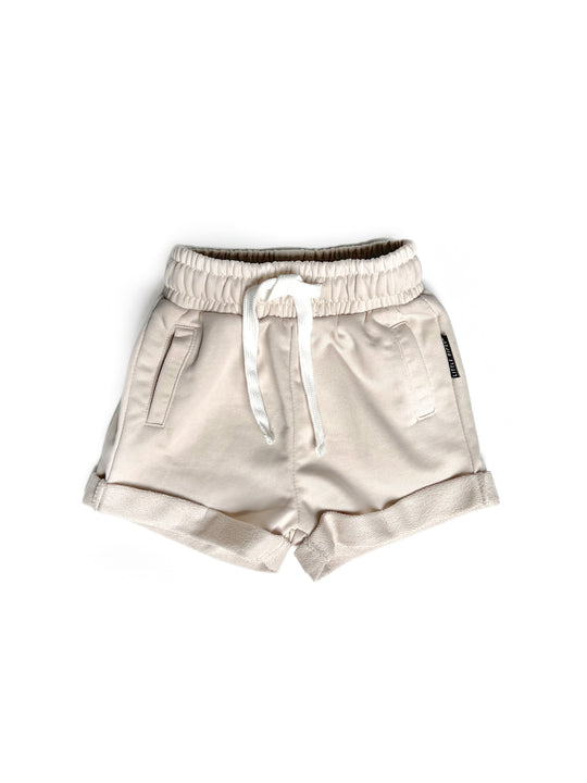 Little Bipsy- Raw Edge Shorts : Ivory