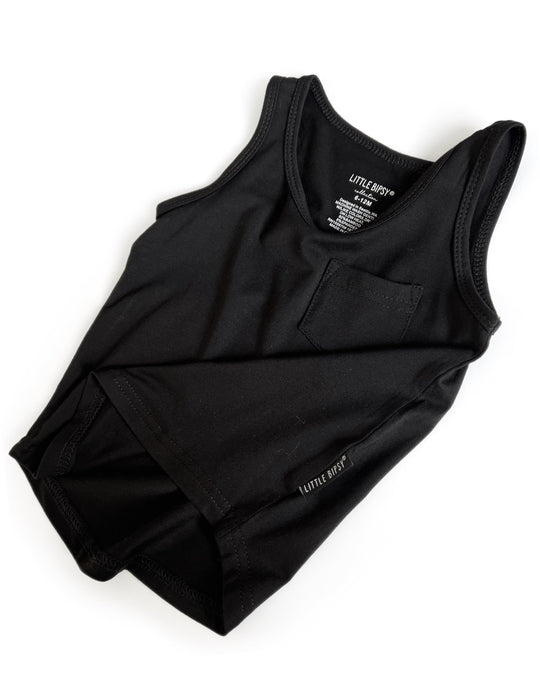 Little Bipsy- Bamboo Tank - Black