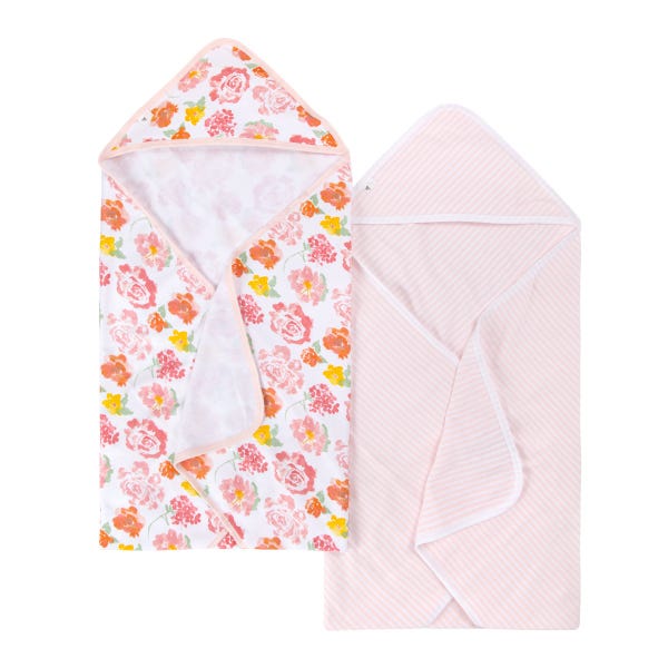 Burt's Bee Baby-Hooded Towel (Set of 2)