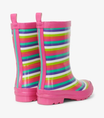 Hatley- Rainbow Stripes Rain Boots