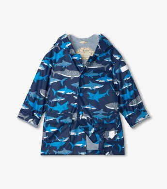 Hatley- Shark School Raincoat